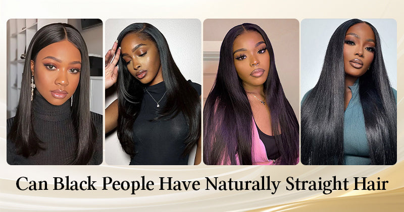 can black people have naturally straight hair