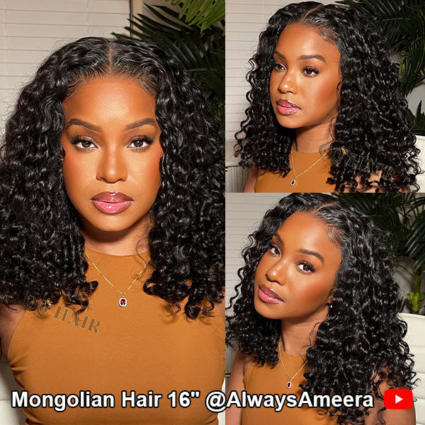 Bob Lace Front Wigs Pre-cut HD Lace Glueless Wigs Human Hair