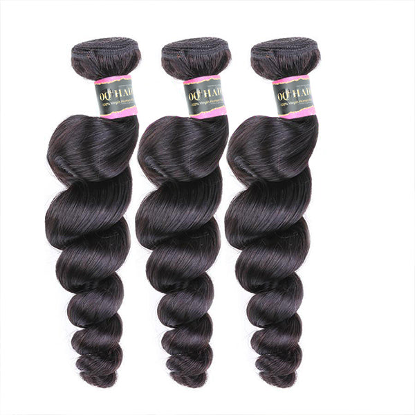 Loose Wave Unprocessed Virgin Human Hair Bundles 1/3/4 Pcs