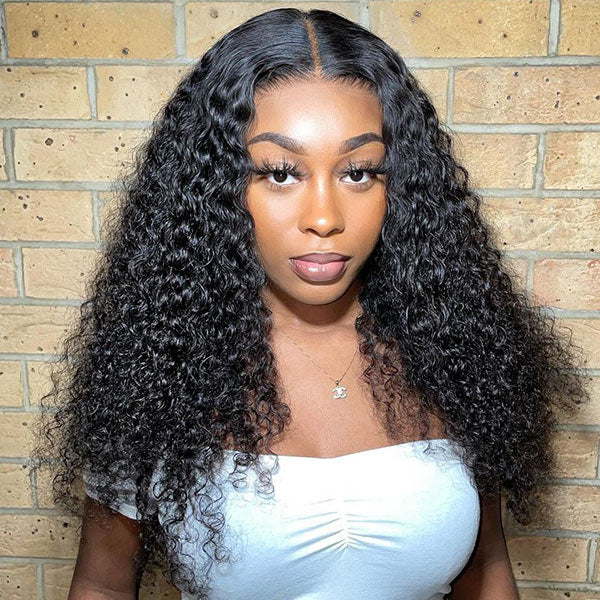 BOGO Water Wave Pre-cut 7x5 HD Lace Wear Go Glueless Wig 220% Density