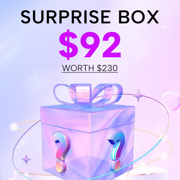 OQ HAIR Mystery Box Glueless Human Hair Wigs With Rock-Bottom Prices Surprise Gift For Women