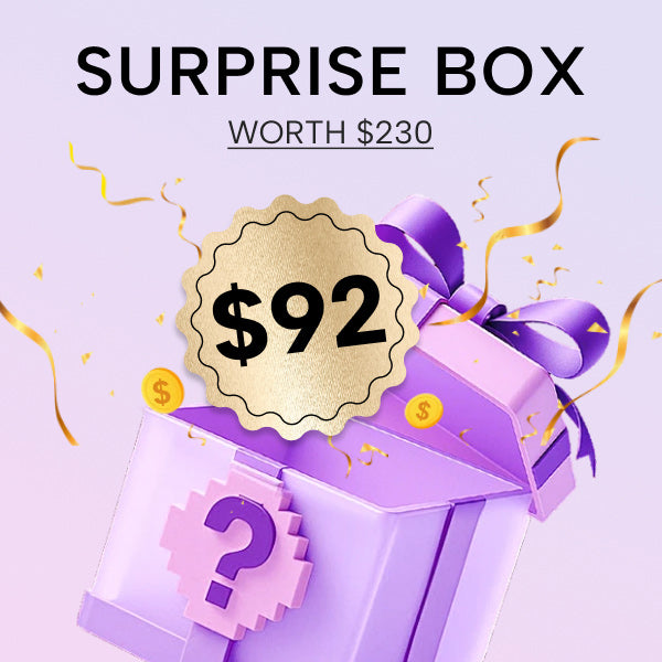 OQ HAIR Mystery Box Glueless Human Hair Wigs With Rock-Bottom Prices Surprise Gift For Women