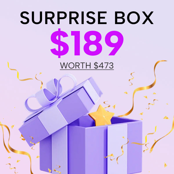 OQ HAIR Mystery Box Glueless Human Hair Wigs With Rock-Bottom Prices Surprise Gift For Women