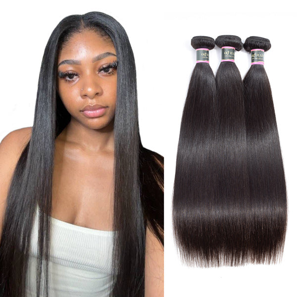 3 human hair bundles straight hotsell