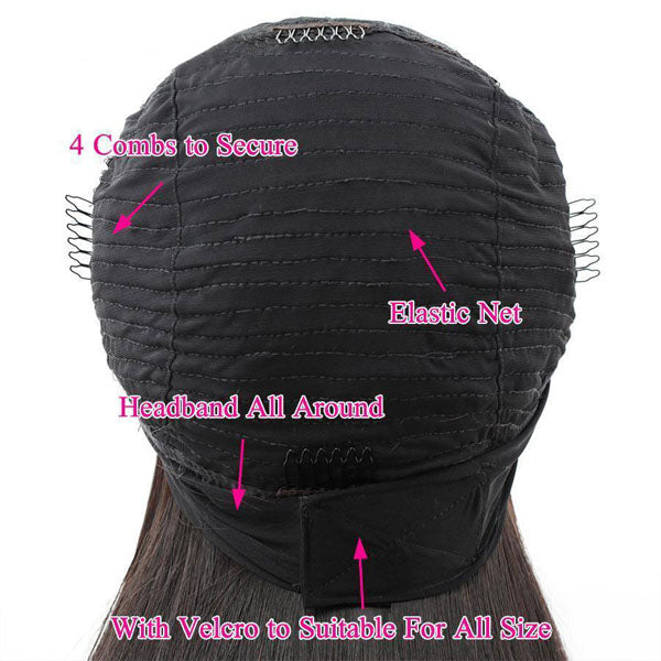 OQ HAIR Kinky Curly Headband Wig Human Hair Scarf Wig No Gel No Glue Jerry Curl Hair Wig With Headband