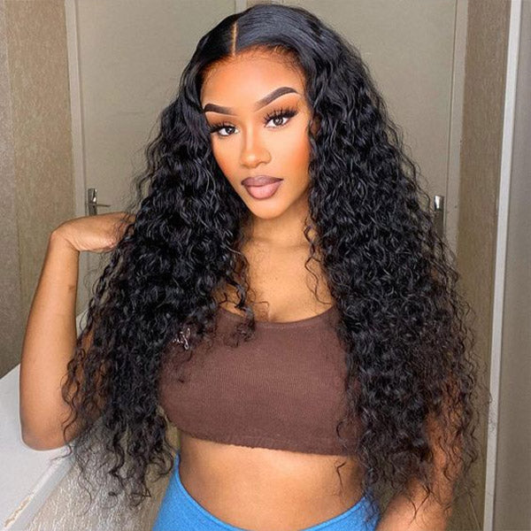 OQHAIR HD Lace Front Wigs Water Wave Wigs Human Hair Preplucked 13x4 13x6 Lace Front Wigs