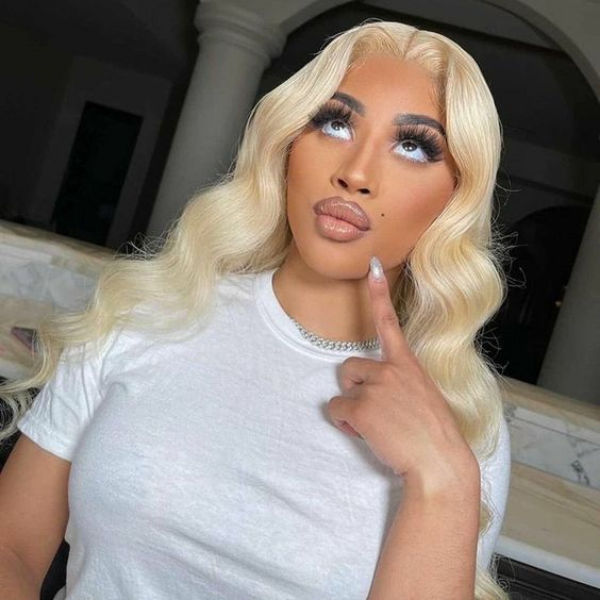 Pre cut Lace Wig Body Wave Hair 613 Blonde Wear Go Glueless Wig