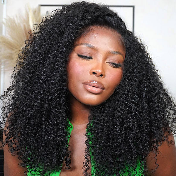 Kinky Curly Virgin Human Hair 13x4 13x6 HD Lace Frontal Wigs OQHAIR