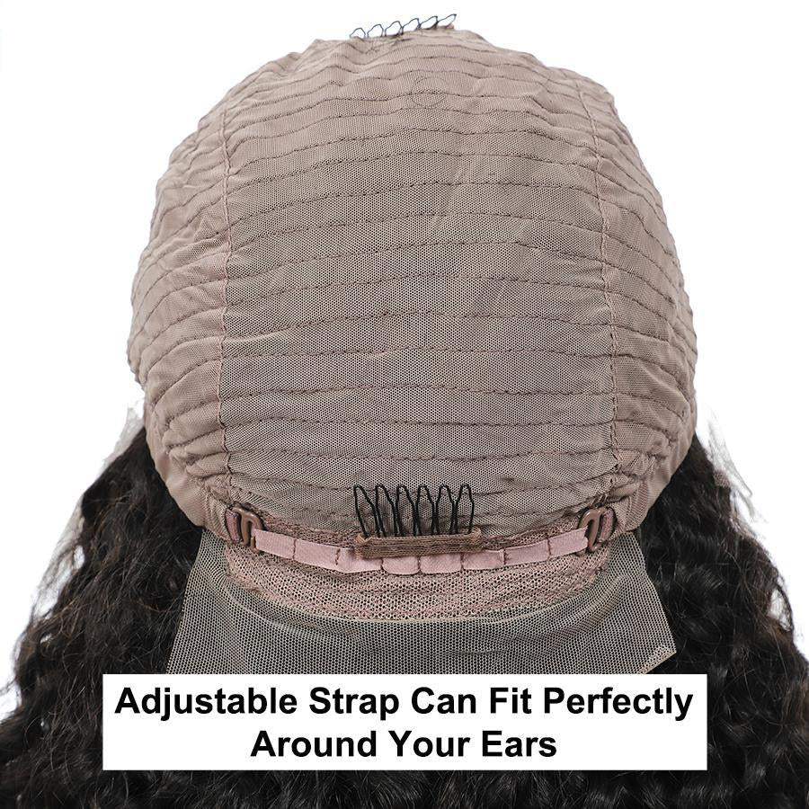 Lace Front Wigs T-part Human Hair Wigs Body Wave 6Inches Deep Middle Lace Part Wigs for Women