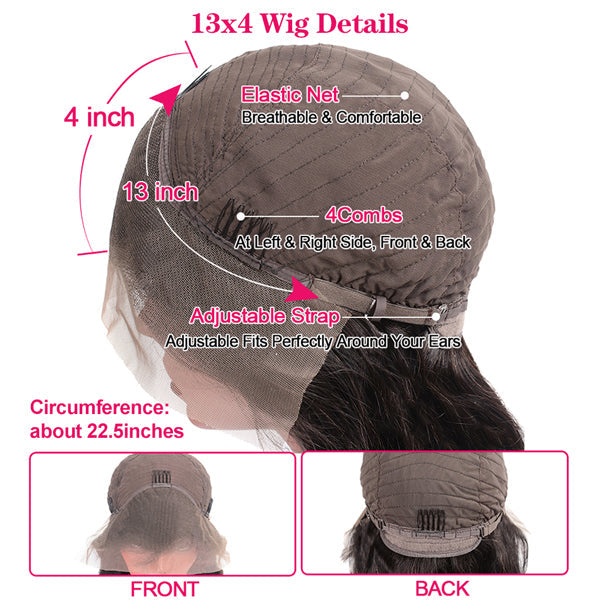 loose wave hair wig 13x4 13x6 lace front wig Human Hair