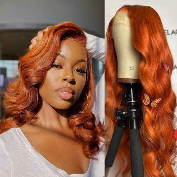 Ginger Lace Front Wig Loose Wave Hair Wig