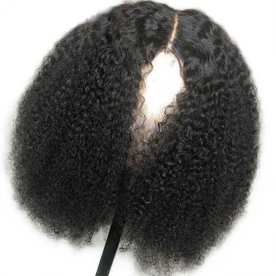 Afro Curly 4x4 Lace Closure Wigs Preplucked Human Hair Skin Melt Lace Wigs for Women - ORIGINAL QUEEN HAIR