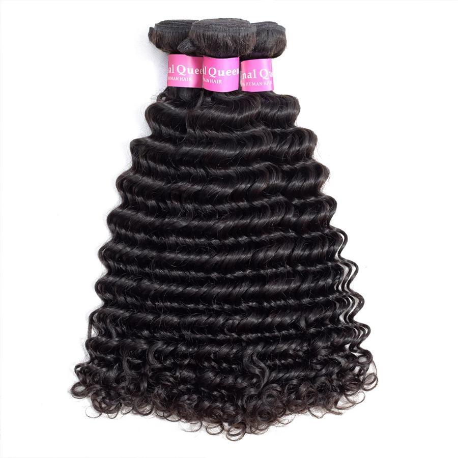 3 Bundles Deep Wave Unprocessed Human Virgin Hair -OQHAIR - ORIGINAL QUEEN HAIR