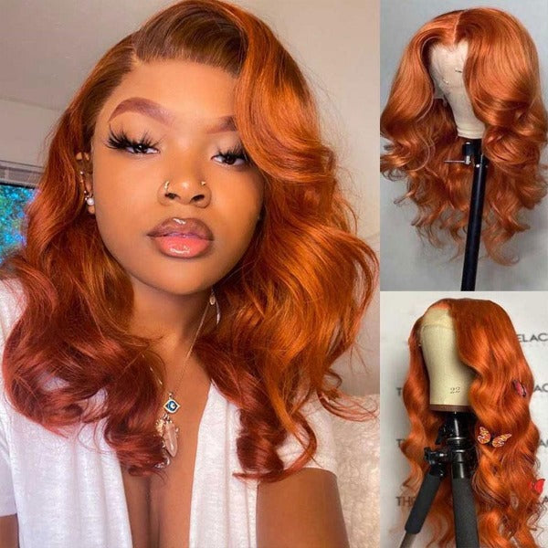 Ginger Lace Front Wig Loose Wave Hair Wig
