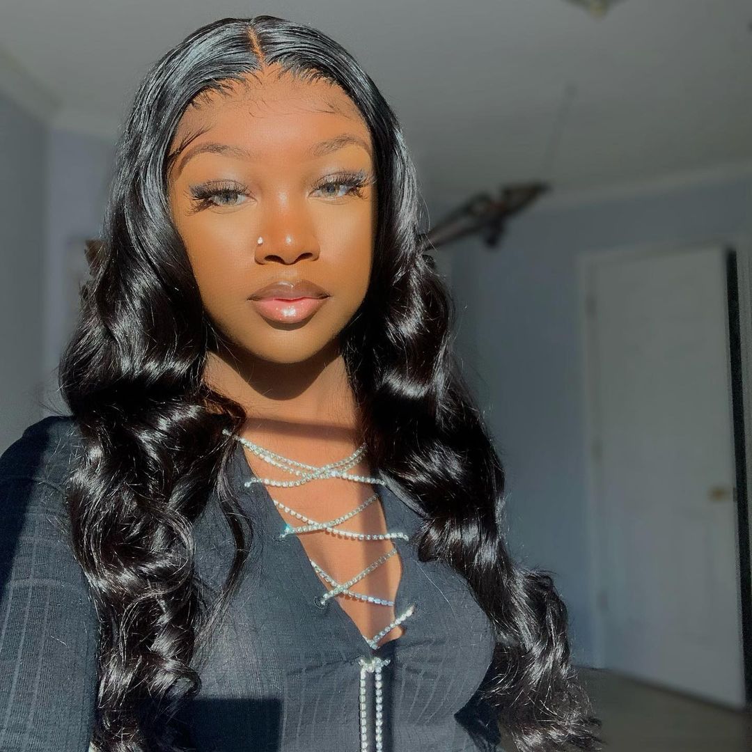 Glueless 4*4 Lace Closure Wig Pre-Plucked Loose Wave Human Hair Wigs Loose Curly 200% Density Wigs Natural Hairline - ORIGINAL QUEEN HAIR