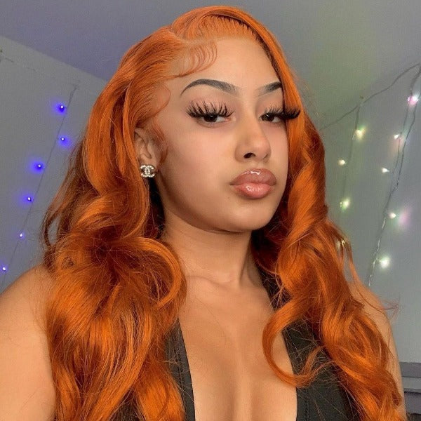 Ginger Lace Front Wig Loose Wave Hair Wig