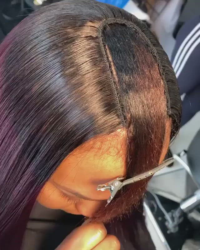 U Part Wigs Human Hair Wigs for Women Brazilian Body Wave None lace front wigs Glueless Hair Extension Clip