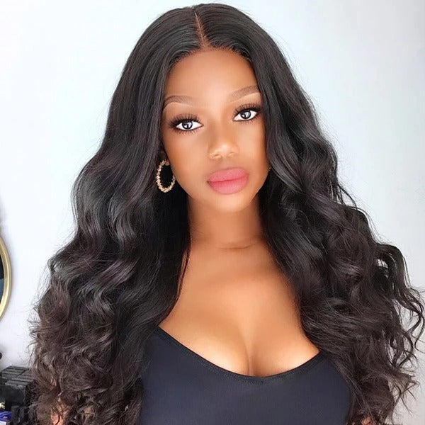 Body Wave Hair Glueless Wigs 4x6 Pre Cut HD Lace Closure Wigs