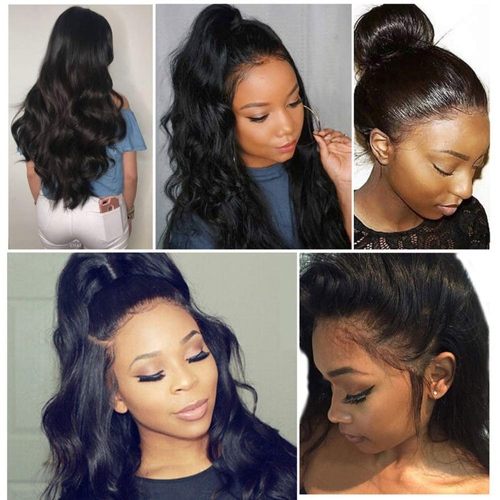 360 Full Lace Wig Human Hair Body Wave Virgin Hair