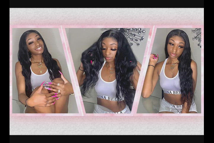 4*4 Lace Closure Wig Pre-Plucked Loose Wave Human Hair Wigs Loose Curly Wigs Natural Hairline