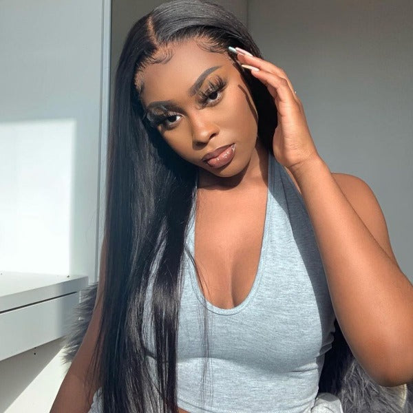 Straight Wig 13x4 13x6 Virgin Human Hair HD Lace Front Wigs Preplucked