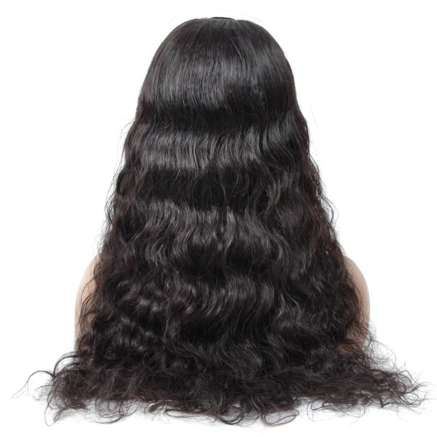 Loose Deep Wave U Part Human Hair Wig for Women, Brazilian Remy Human Hair Glueless Full Head Clip in Half Wig 180% Density - ORIGINAL QUEEN HAIR