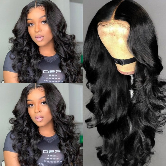 360 Full Lace Wig Human Hair Body Wave Virgin Hair