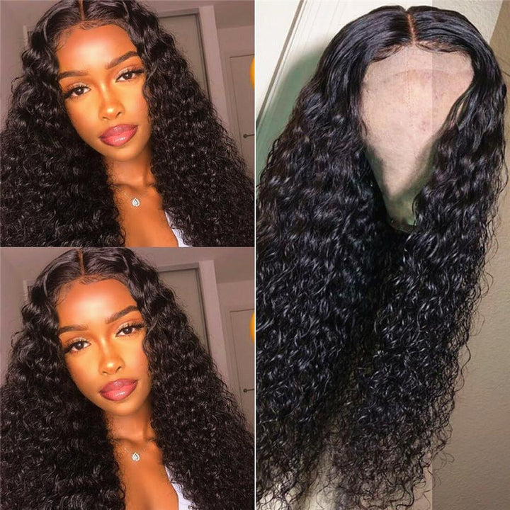 360 Lace Front Wigs 150% Density Deep Wave Human Hair -OQHAIR