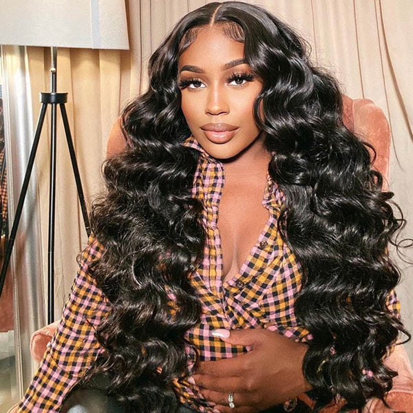 loose wave hair wig 13x4 13x6 lace front wig Human Hair