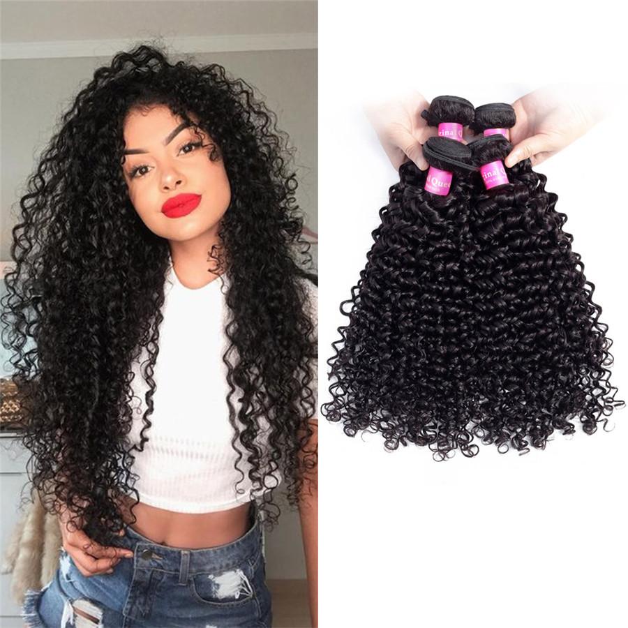 4 Bundles Kinky Curly Human Virgin Hair Natural Black -OQHAIR - ORIGINAL QUEEN HAIR