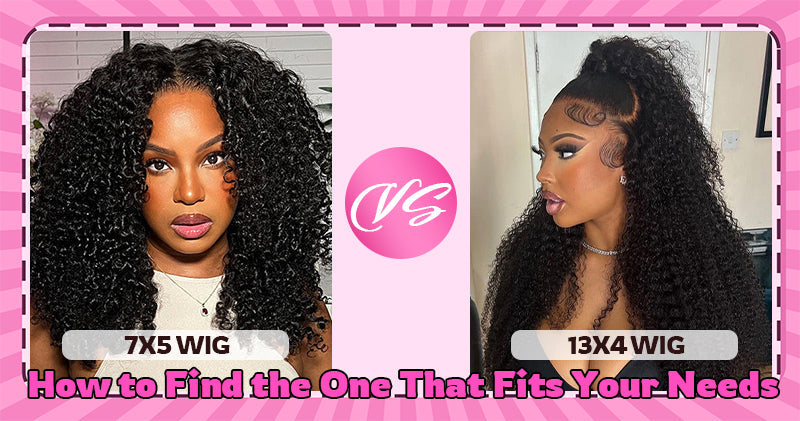 7x5 Wig vs 13x4 Wig: How to Find the One That Fits Your Needs