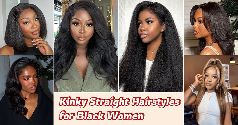 16 Stunning Kinky Straight Hairstyles