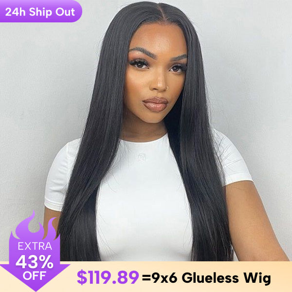 CLEARANCE | Silk Straight 9x6 HD Lace Wear Go Glueless Wig Pre-plucked Hairline