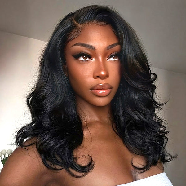 OQ HAIR M-Cap Clean Hairline 9x6 Lace Yaki Straight Wear Go Wig Deep C Part And Face Framing Wig