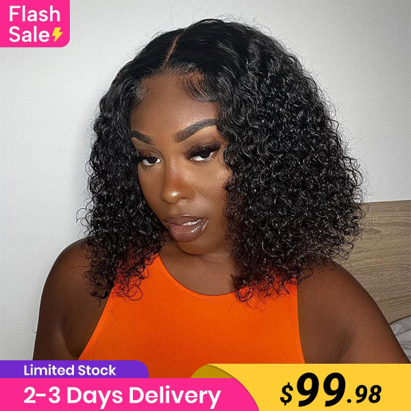 Flash Sale | Water Wave Pre-cut 7x5 HD Lace Wear Go Glueless Wig 220% Density