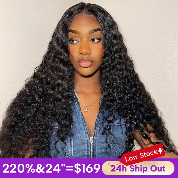 Exclusive Flash | Water Wave 7x5 HD Lace Wear Go Wig Pre-Bleached Knots Wig