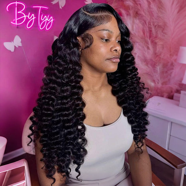 Flash Sale | Glueless Loose Curly Snug Fit Wear Go Wig Pre-cut 9x6 HD Lace Bleached Knots With Drawstring Cap