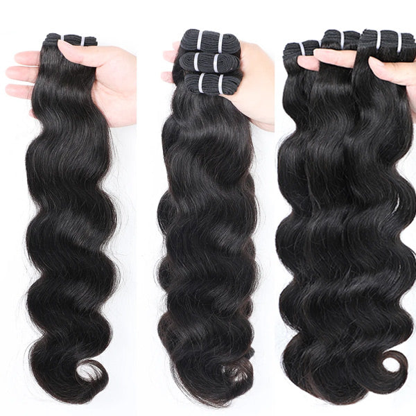 Body Wave Unprocessed Virgin Human Hair Bundles 1/3/4 Pcs Sew In Hair Weaves