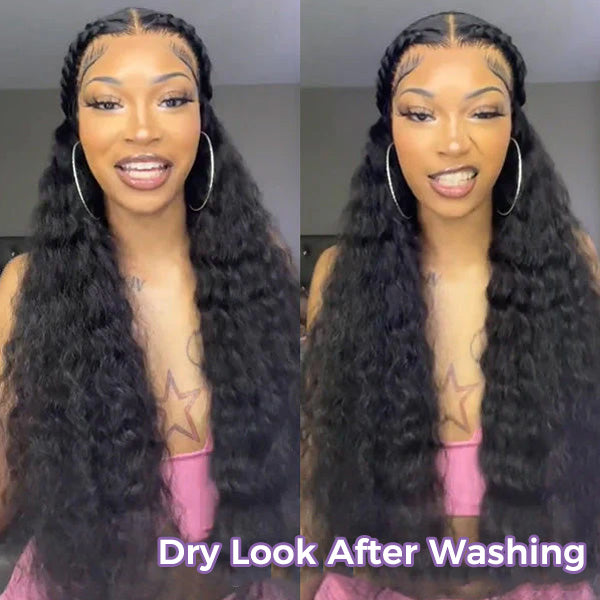 Pre Plucked HD Lace Wigs Loose Deep Wave Brazilian Virgin Human Hair Lace Front Wigs for Women Natural and Realistic Lace Frontal Wigs
