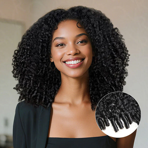 TikTok Viral Burmese Curly 13x4/13x6 HD Lace Wear Go Glueless Wig With Custom Fit