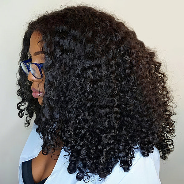 OQ HAIR Burmese Curly Glueless Wig Bleached Knots Pre-Cut 9x6 HD Lace Flexible Fit Drawstring Wear Go Wig