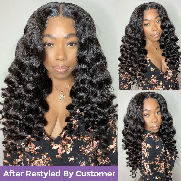 Kinky Straight Wig Preplucked 13x4 13x6 HD Lace Front Wigs Natural Black Brazilian Virgin Human Hair