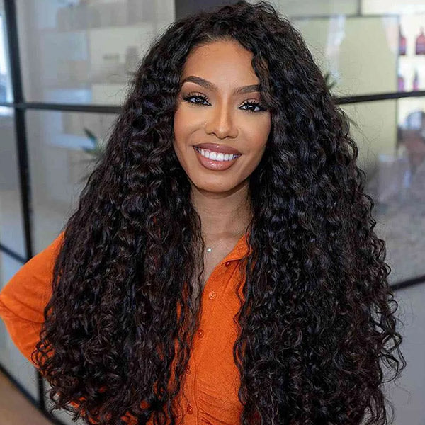 Special Offer | OQ HAIR Soft & Bouncy Burmese Curly Glueless Pre-cut 13x6 Lace Human Hair Wear Go Wig With Adjustable Drawstring