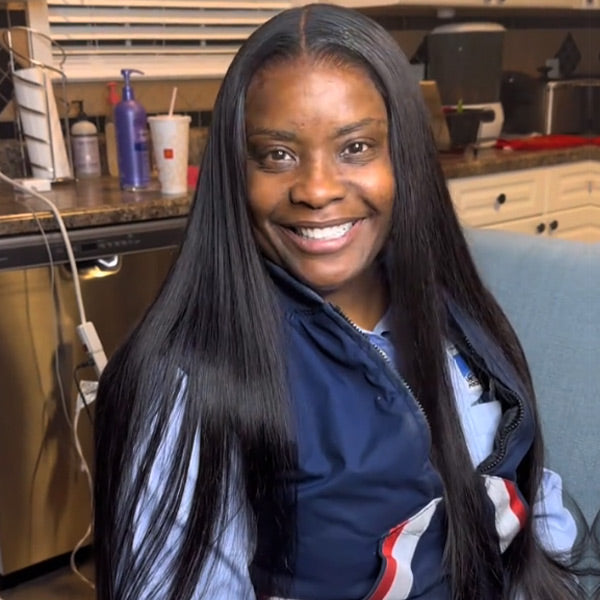 Silky Straight HD Lace Closure Wigs Wear Go Glueless Wigs