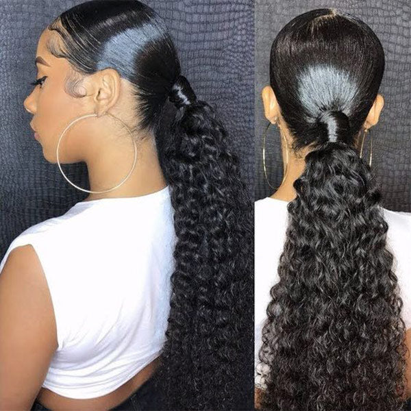 Low ponytail extension best sale