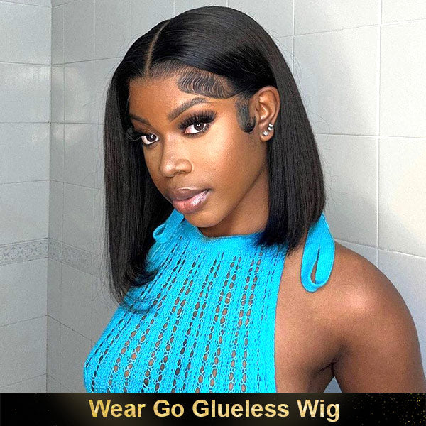 natural black summer human hair wigs