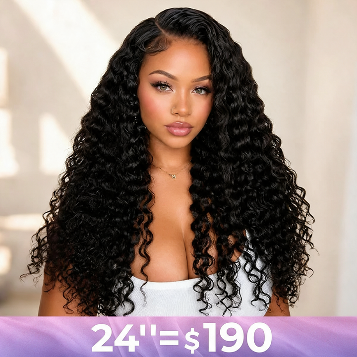 Glueless Water Wave 9x6 HD Lace Wear Go Wig Pre-Bleached Knots Wig | Best Offer Guarantee