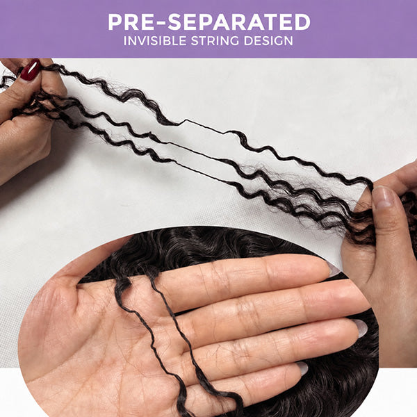 Pre-sale | OQ HAIR Effortless #2 Dark Brown Body Wave Crochet Hair for Quick Styling