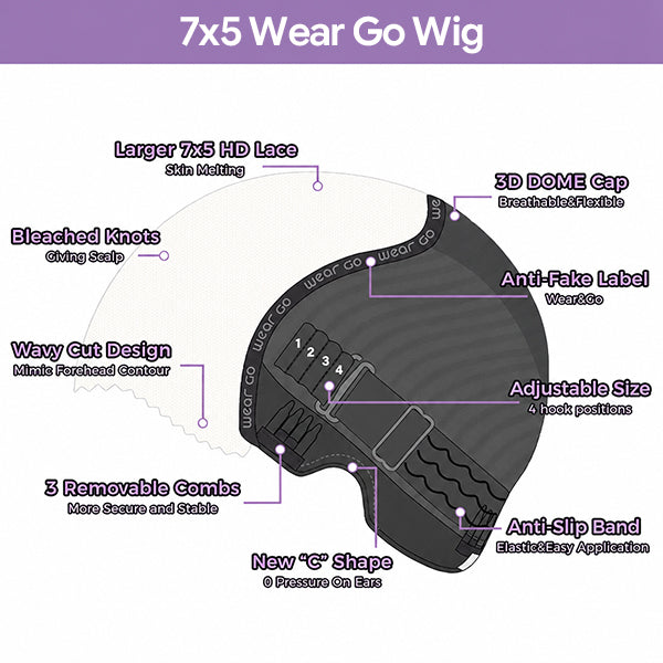 OQ HAIR Chestnut Brown Color Body Wave Human Hair Wigs Pre-Styled Butterfly Cut Layered Wavy 7x5 Pre Everythinbg Glueless Wig