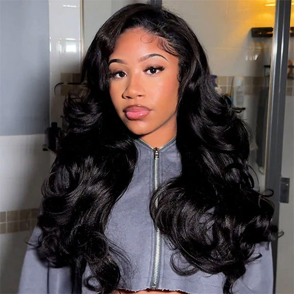OQ HAIR Pre-Styled Butterfly Cut Layered Yaki Body Wave Glueless Custom Snug Fit Wear Go Wig